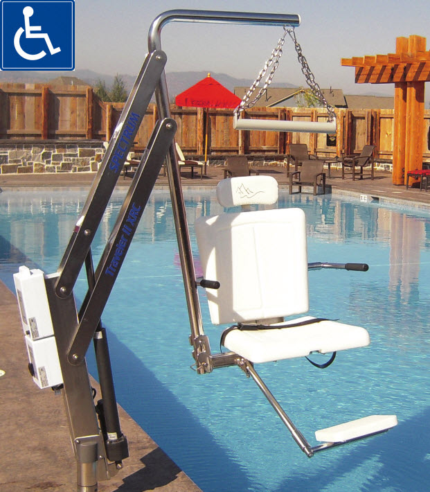 Traveler 500lb ADA Bariatric Pool Lift with Anchor